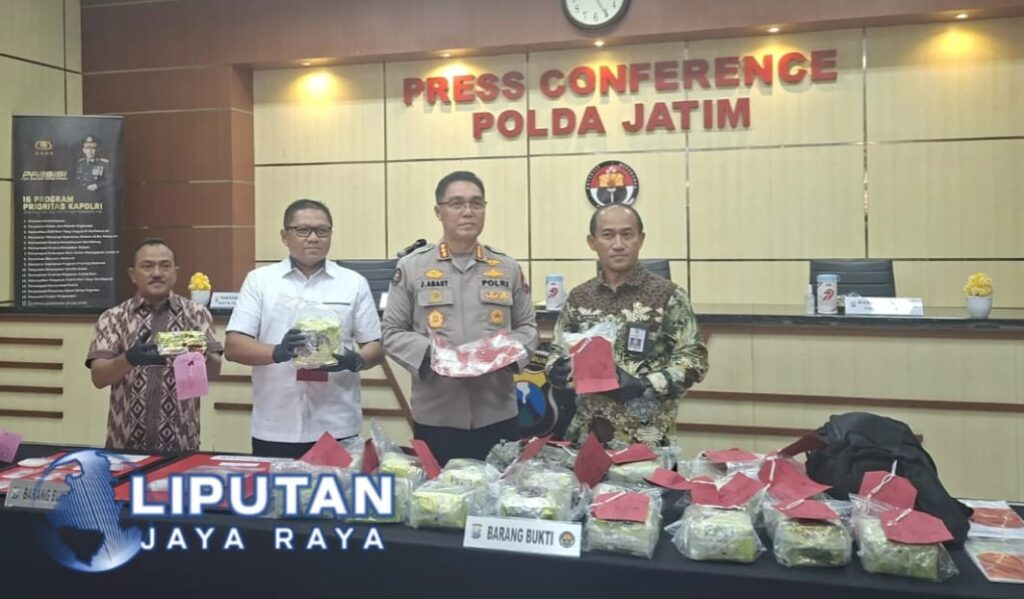 Polda Jatim Sita Sabu, Ungkap Dua Jaringan Narkoba Surabaya Gresik