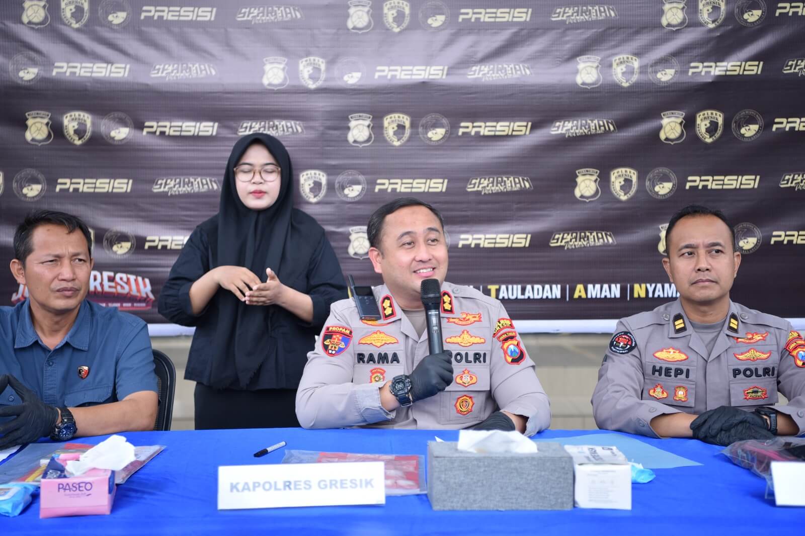 Tegas Kapolres Gresik Tidak Akan Memberi Ruang Bagi Pelaku Narkoba 