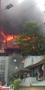 KEBAKARAN DI RUSUN SUMBO BLOK H SIMOKERTO, DIDUGA AKIBAT TABUNG GAS ELPJI