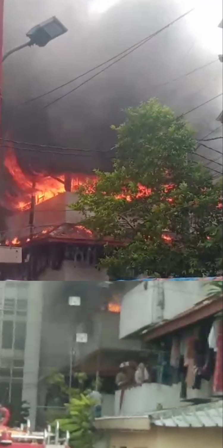 KEBAKARAN DI RUSUN SUMBO BLOK H SIMOKERTO, DIDUGA AKIBAT TABUNG GAS ELPJI