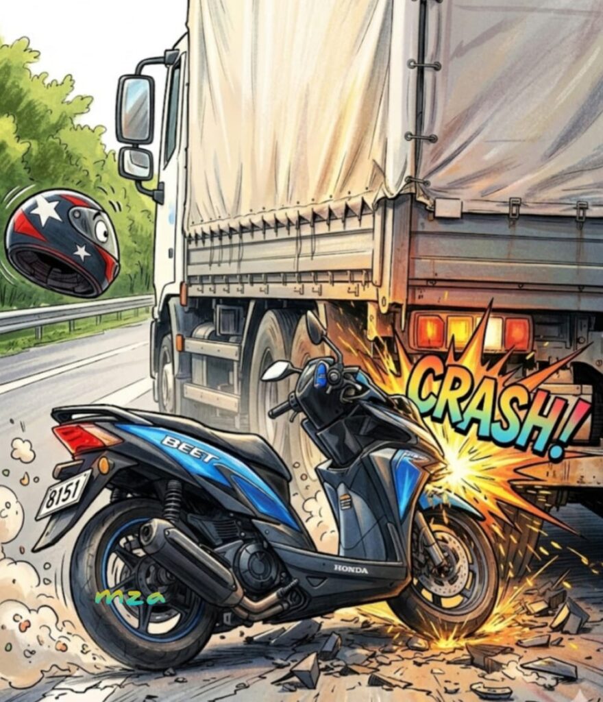 Kecelakaan Maut di Jalan Mastrip Surabaya, Pengendara Motor Tewas Usai Bersenggolan dengan Truk