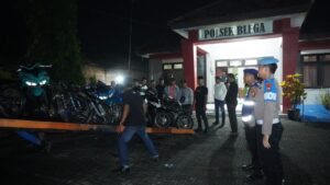 Polres Bangkalan Gelar Kegiatan Rutin Bulan Suci Ramadhan 13 Motor Tanpa STNK Diamankan