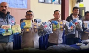 Polisi Tangkap Pengedar Narkoba Jaringan Medan–Jakarta, 26,7 Kg Sabu Disita