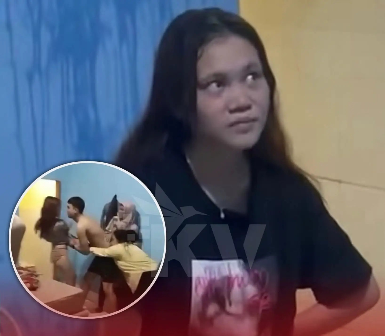 Istri Hamil Besar Pergoki Suami Selingkuh di Kamar Kos, Video Viral Picu Kemarahan Publik