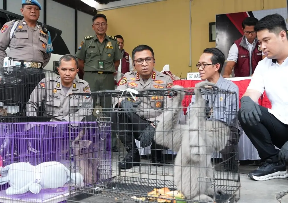 Polresta Sidoarjo Ungkap Perdagangan Ilegal Satwa Lindung Jaringan Internasional