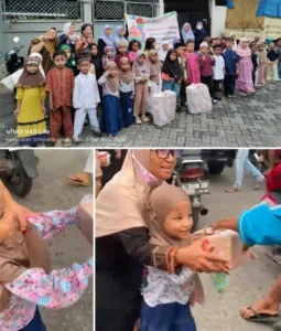 Ratusan Paket Takjil Dibagikan, TK Ade Erma Suryani Tanamkan Nilai Kepedulian di Bulan Ramadhan