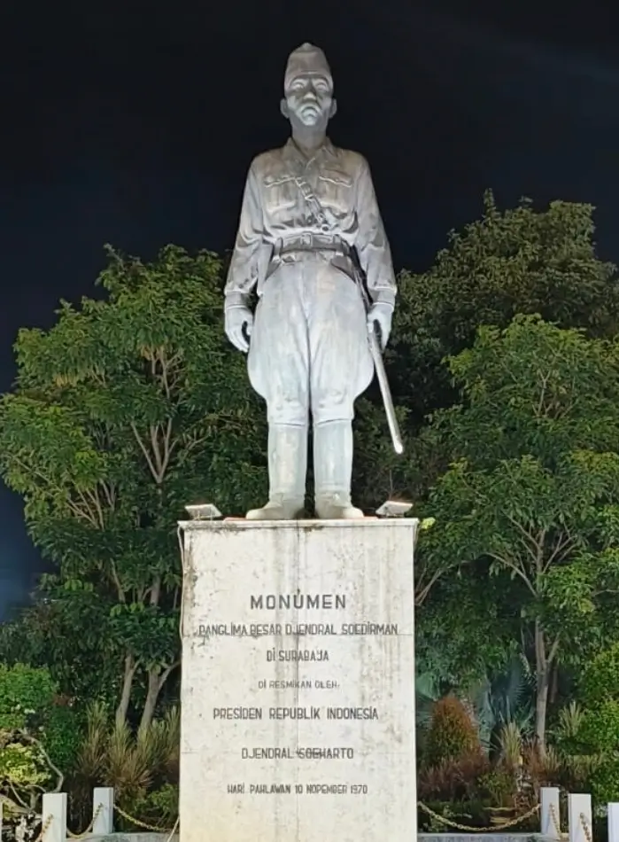 Jejak Kepahlawanan Jenderal Sudirman Terukir Abadi di Kota Surabaya