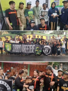 Ramadan Penuh Berkah, Bonek Sawahan Berbagi Takjil dan Santuni Anak Yatim di Dukuh Kupang