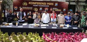Polres Tulungagung Ungkap Kasus Penyuntikan LPG 3 Kg Dua Tersangka Diamankan