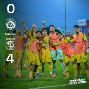 Persebaya Menggila! Libas Arema FC 0-4, Bajul Ijo Kokoh di Empat Besar