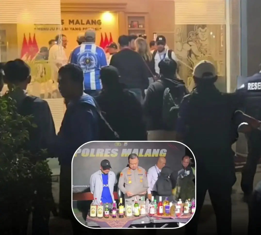 Puluhan Suporter Arema FC Diamankan, Polisi Sita Puluhan Botol Miras di Laga Kontra Persis Solo