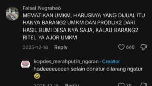Komentar Pedas Akun Koperasi Desa Ngoran Blitar Viral, Tuai Kritik Warganet