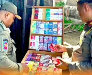 Operasi Gabungan di Sidoarjo, Ratusan Bungkus Rokok Ilegal Berhasil Diamankan