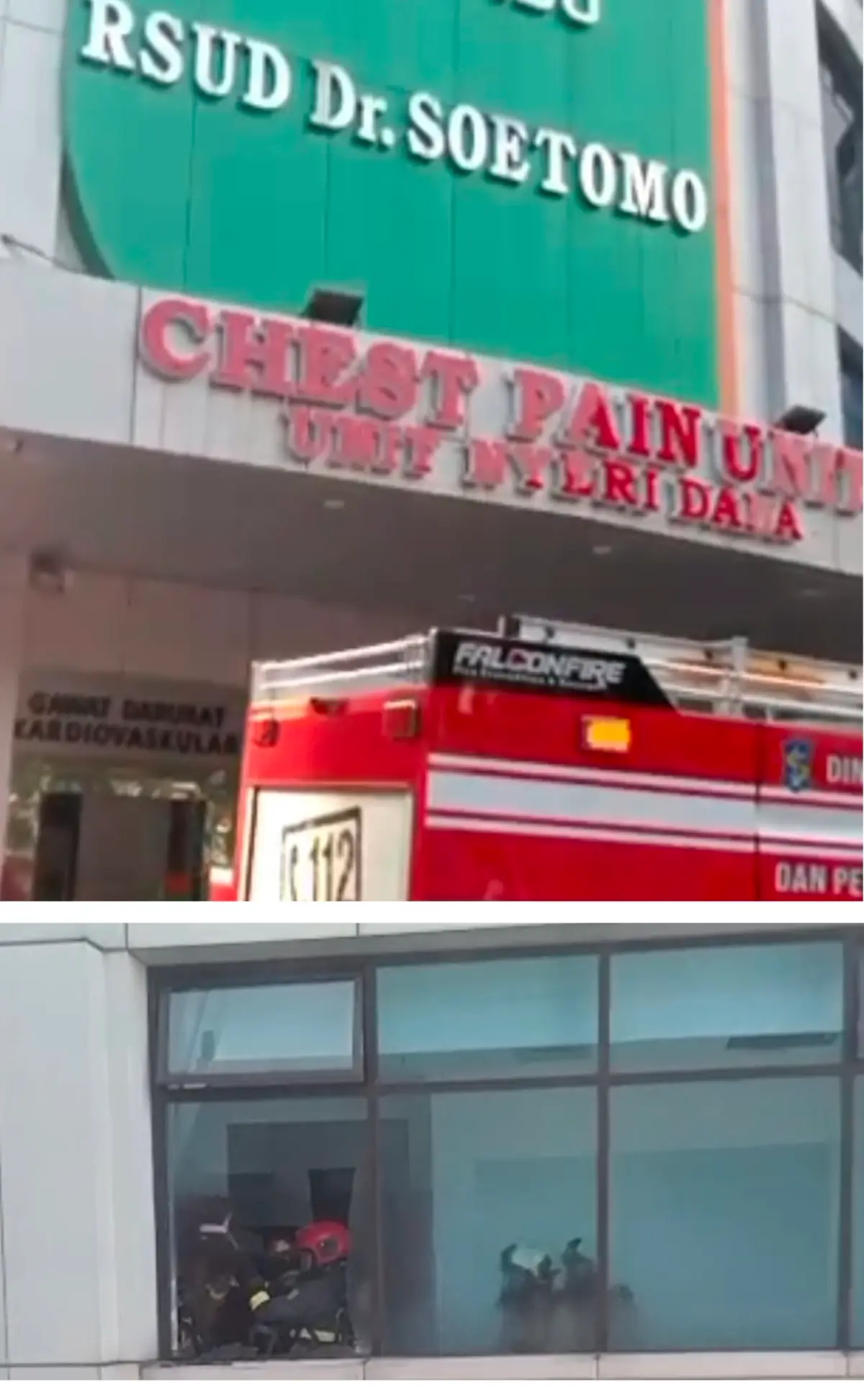 Kebakaran Hebohkan RSUD Dr Soetomo Surabaya, Api Muncul di Gedung PPJT Lantai 5