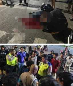 Perempuan Terluka Parah Usai Ditabrak Pemotor Mabuk di Bubutan Surabaya