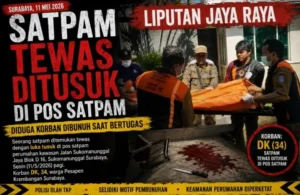 Satpam Tewas Ditusuk Di Pos Jaga Perumahan Surabaya