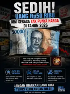 Sedih! Uang Rp50 Ribu Kini Serasa Tak Punya Harga Di Tahun 2026