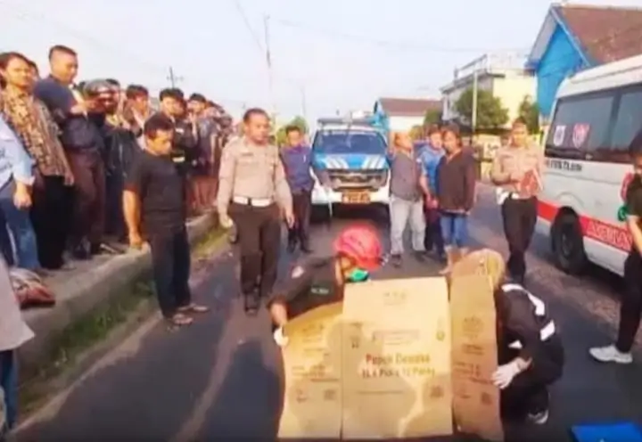 Nahas Saat Ingin Masuk Jalan Raya, Mahasiswi Jombang Tewas Tertabrak Truk Gandeng