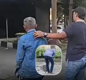 Viral Ambil Tiang Rambu Di Depan Satpas Surabaya, Kakek 67 Tahun Akhirnya Dibekuk Polisi