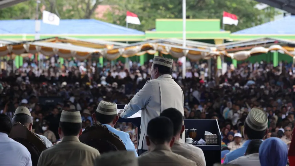 Prabowo Tanggapi Dukungan Program MBG dari Pelajar di Gorontalo