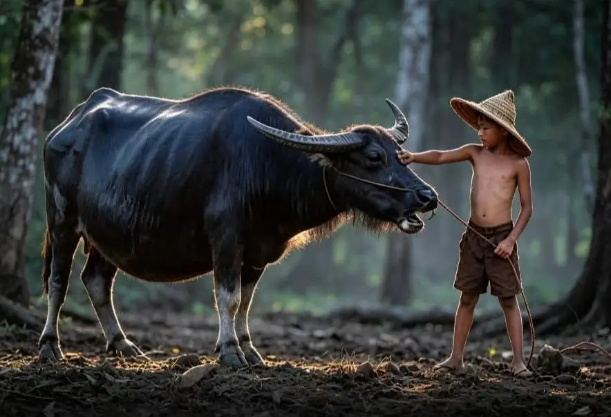 Populasi Kerbau Indonesia Terus Menyusut.