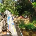 Tabrakan Bus dan Truk Di Nganjuk, 10 Penumpang Luka-Luka