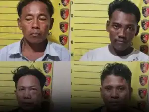 Empat Nelayan Asal Bangkalan Diamankan Polisi, Diduga Tipu dan Gelapkan Sepeda Motor