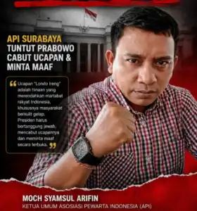 Bukan Penjajah, Kami Pengawal Kebenaran! API Surabaya Tolak Keras Label “Londo Ireng”