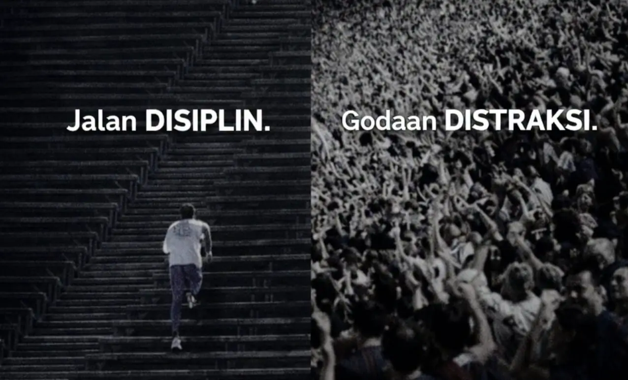 Disiplin Itu Sepi, Tapi Hasilnya Berbicara.