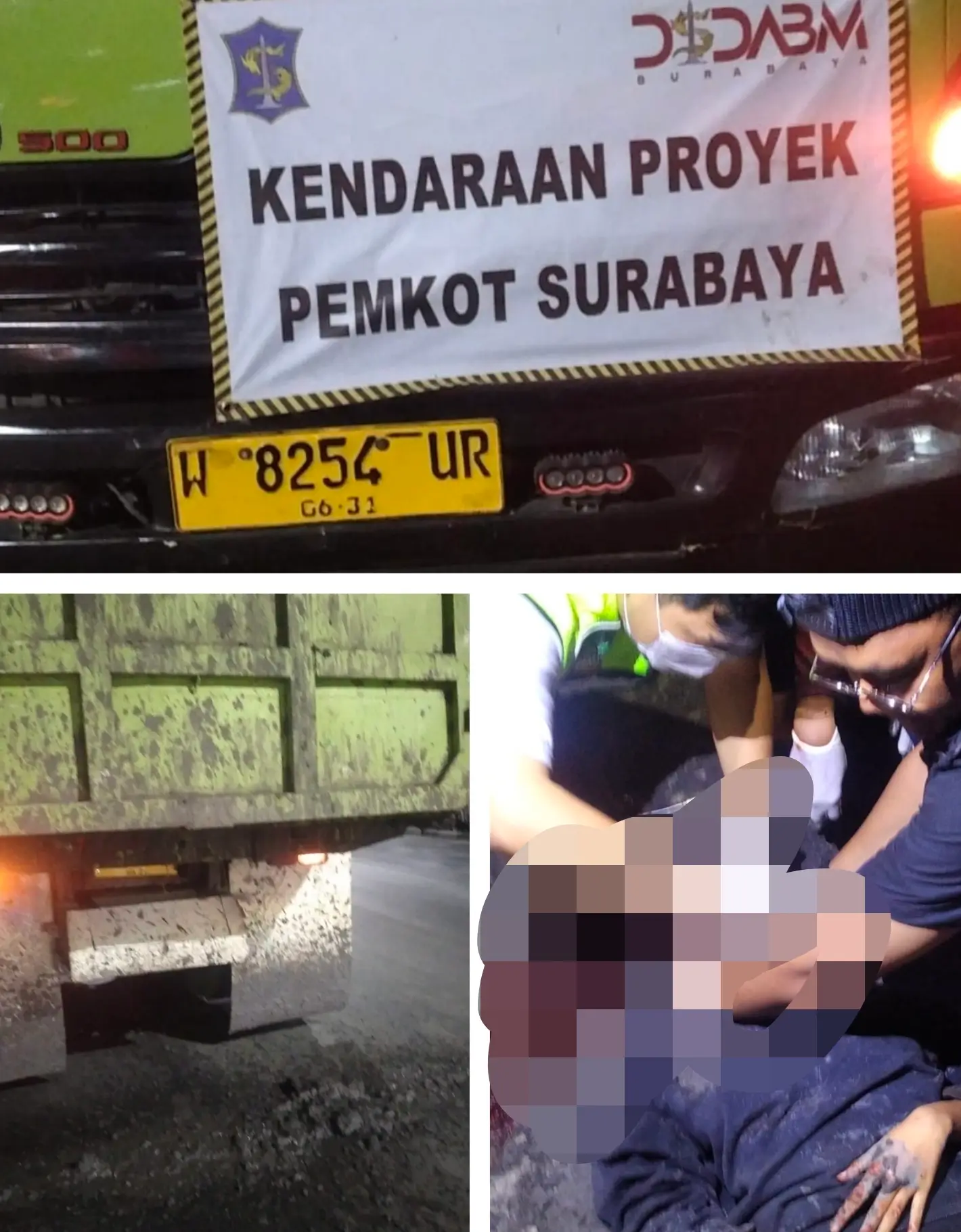 Tumpahan Lumpur dari Truk Pemkot Diduga Picu Kecelakaan, Seorang Perempuan Terluka di Surabaya