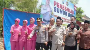 Akses Air Bersih Terbatas, Polres Pasuruan Bangun Sumur Bor di Kejayan