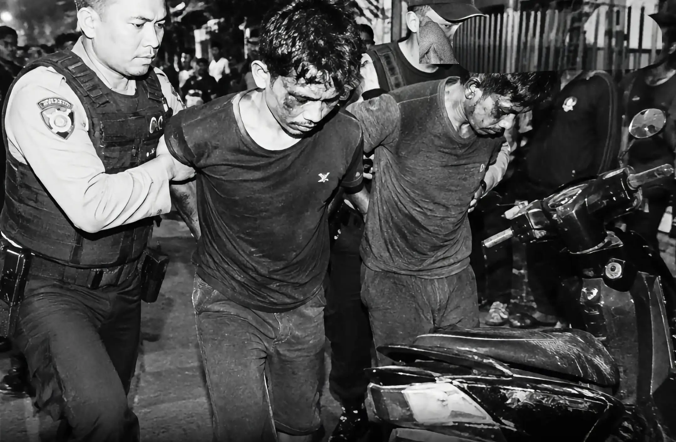 Gagal Bawa Kabur Motor, Dua Pria di Surabaya Babak Belur Dihajar Warga
