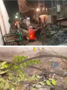 Dua Masalah Serius Menimpa Proyek di Jl. Buntaran Manukan Wetan: Kabel Telkom Hilang Dihabisi & Pekerjaan Diduga Asal-Asalan
