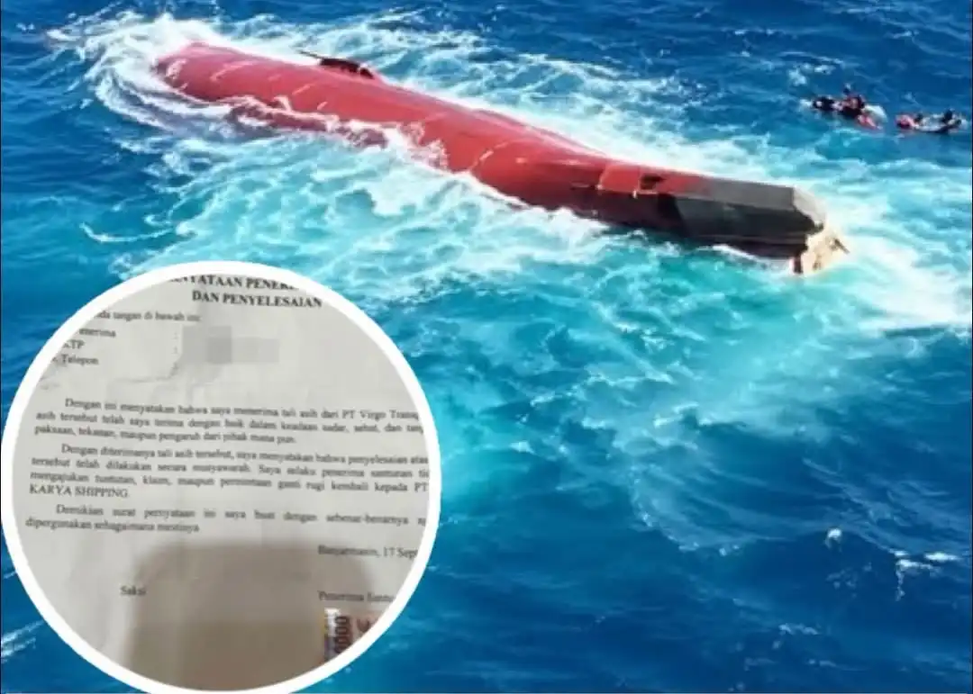 Tali Asih Rp500 Ribu Penumpang Selamat KM Virgo Disorot, Ada Klausul Tak Boleh Menuntut