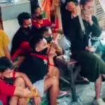 Brimob Gerebek Kampung Narkoba Jalan Kunti, Puluhan Pria Diamankan