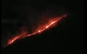 Kobaran Api Terlihat di Lereng Gunung Arjuno, Warga Dayurejo Diimbau Waspada